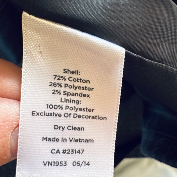 Talbots Women's Gray and Black Houndstooth Blazer Elbow Patches Size XL - Picture 7 of 8